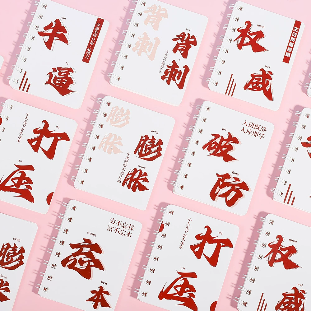 Мини-портативный карманный блокнот A7 A7, блокнот с боковой откидной катушкой, записная книжка, блокнот, книга слов