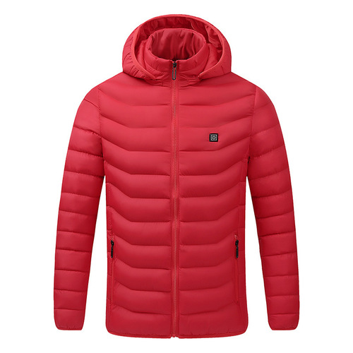 Specially designed heated cotton jacket with smart temperature control, featuring electric heating for warmth—ideal for cold-weather wear.