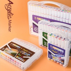 Great Art Creativity Acrylic Markers for Students and Children, Special for Art Painting, Non-see-through, Can Stack Colors, Safe and Washable