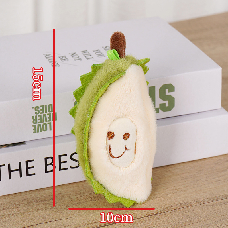 Creative fruit durian plush toy doll small pendant doll doll student backpack pendant children's keychain