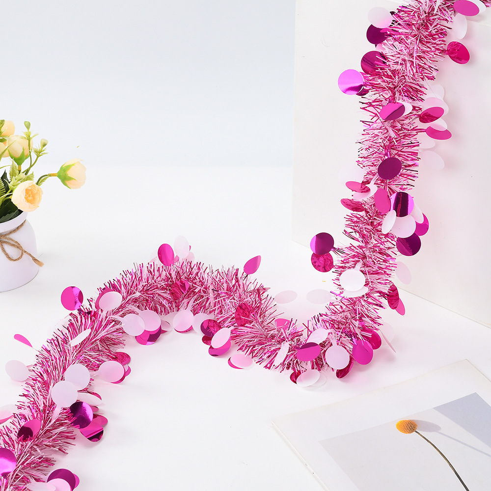 Transfronterizo Amazon bicolor disco barra de color Navidad Fiesta de decoración barra de color 2m 5 capas de cifrado