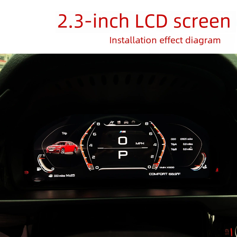 Подходит для полного обновления панели приборов BMW 5 серии F10/F11/F18 LCD приборная панель, скорость, изменение скорости