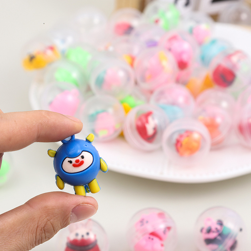 Un yuan máquina de gashapon para muñecas transparentes de 32mm regalo de gashapon linda bola de gashapon regalo de juguete para niños pequeños