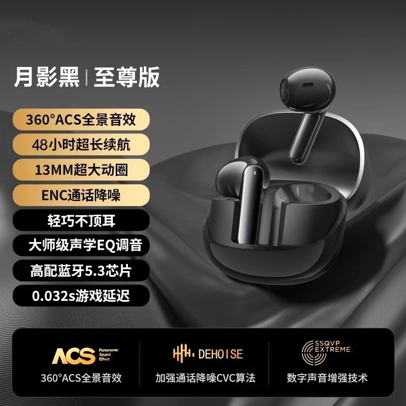 蓝牙耳机2025新款适用于小米红米无线半入耳式降噪超长续航大批发|undefined