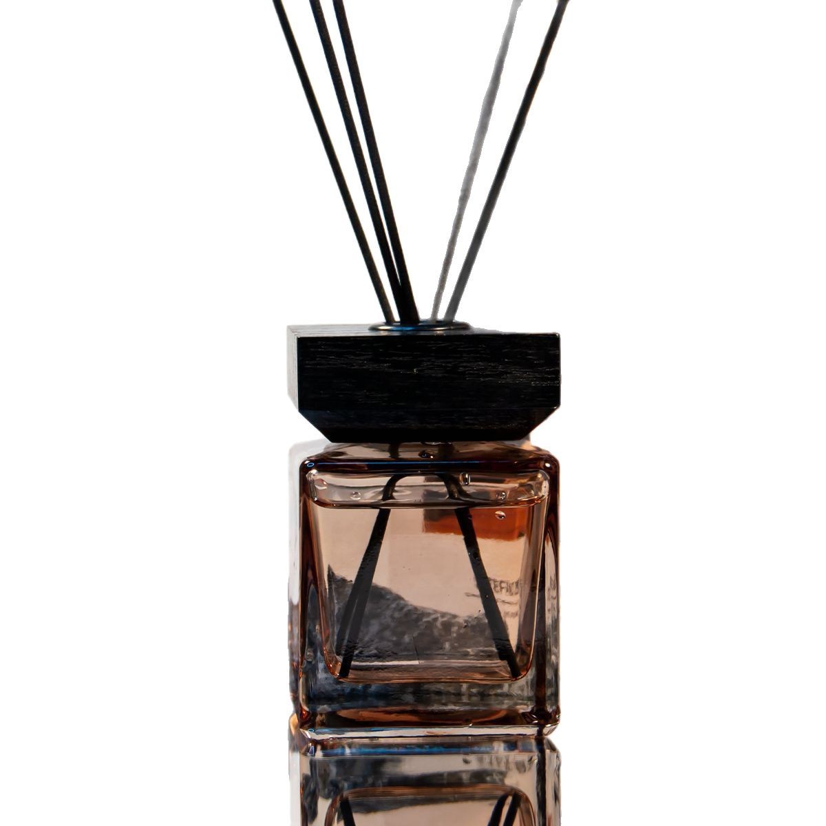 Botella de aromaterapia cuadrada transfronteriza 100ml Fragancia de perfume volátil de ratán sin fuego Botella vacía de aromaterapia transparente volátil