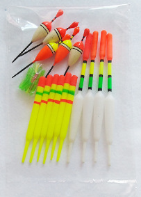 15 unids/tarjeta flotador AliExpress eBay boya al por mayor flotador de pescado equipo de pesca suministros de pesca flotador de pesca traje