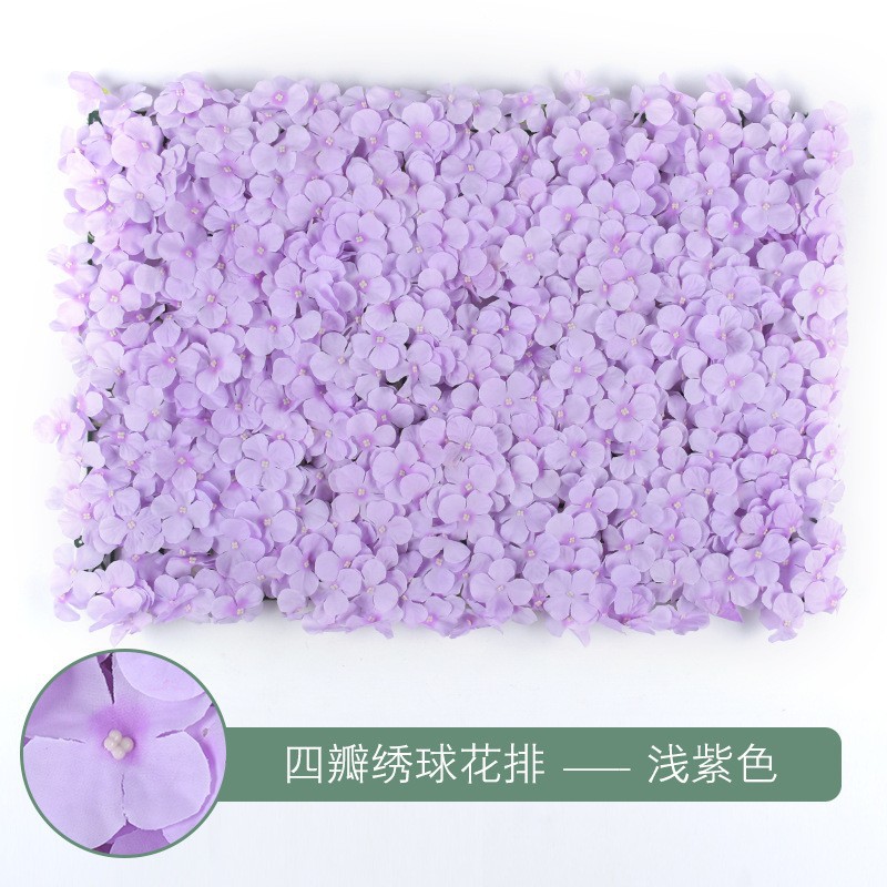 Muro de Flores de Hortensia para Decoración de Bodas, Arreglo Floral, Fondo de Pantalla, Alfombra de Pared, Arreglo Floral Artificial, Muro de Flores Famoso en Internet, Decoración de Bodas al por Mayor