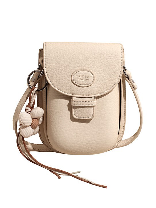 Bolso de mujer de verano popular portátil herradura de caballo bolso de teléfono móvil de textura alta moda color contraste bolso de hombro