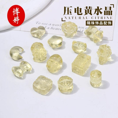 Zərgərlik ara hissələri Beads Cow Nostril Crystal