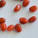 Natural Southern Red Flame Red Agate with Beads Bracelet Necklace DIY Accessories King Kong Pest Seed Waist Beads Top Beads