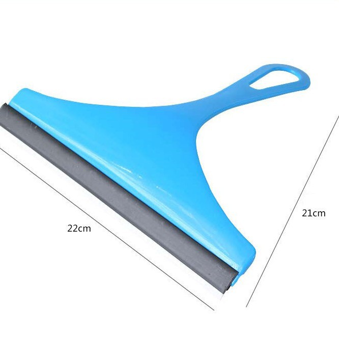 C simple limpiador de vidrio de plástico limpiador de ventanas de la pared del baño rascador de vidrio del coche