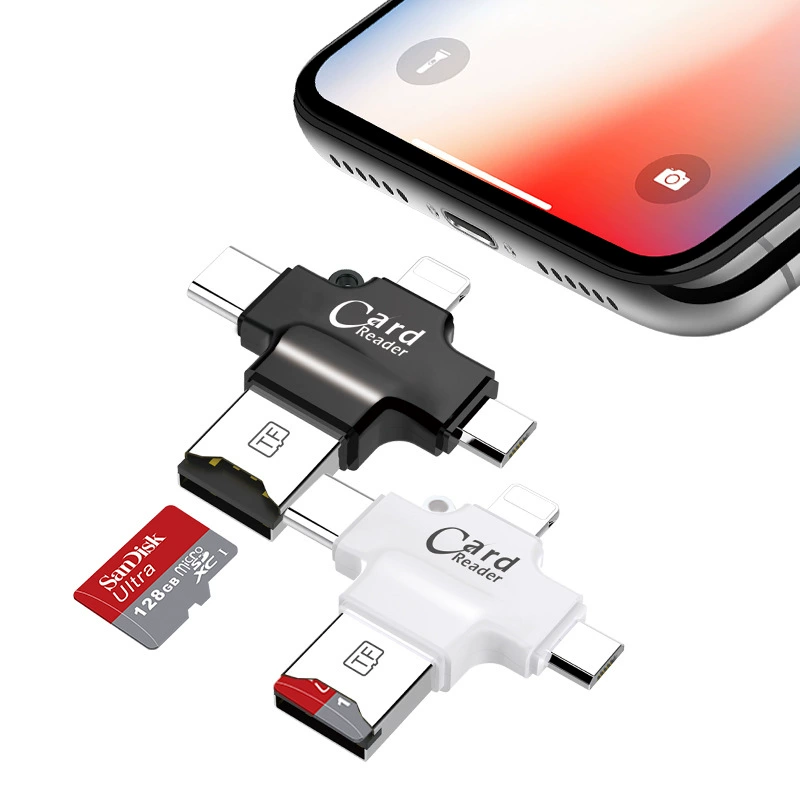 Высокоскоростной OTG кардридер Type-C, Micro SD (TF), USB3.0, многофункциональный для Android