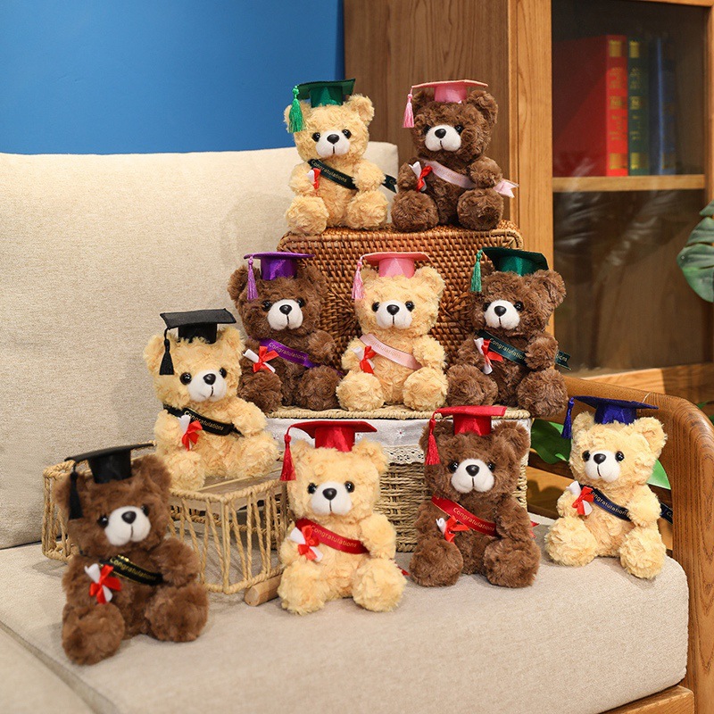 Graduation Gifts Doctoral Bears For Kindergarten Primary School College Master's Degree Graduation Souvenirs Toy Stuffed Animal_voghion.com