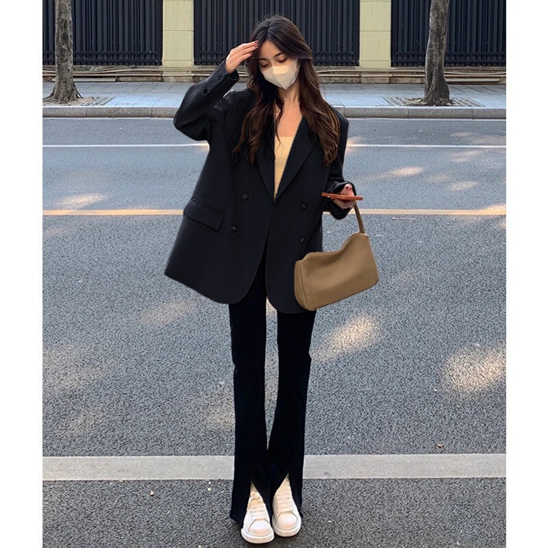 Coffee-Colored Blazer for Women 2025 Spring and Autumn Petite High-End Stylish New Korean-Style Casual Suit Coffee-Colored Blazer for Women 2025 Spring and Autumn Petite High-End Stylish New Korean-Style Casual Suit