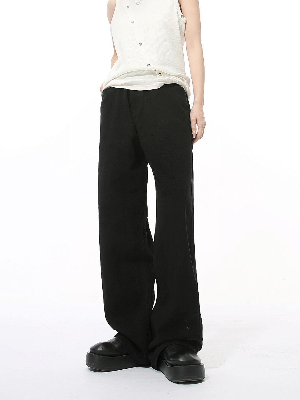 MTLCLOTHES Hombres| Nuevos productos de otoño básicos de color sólido simple cleanfit jeans casuales