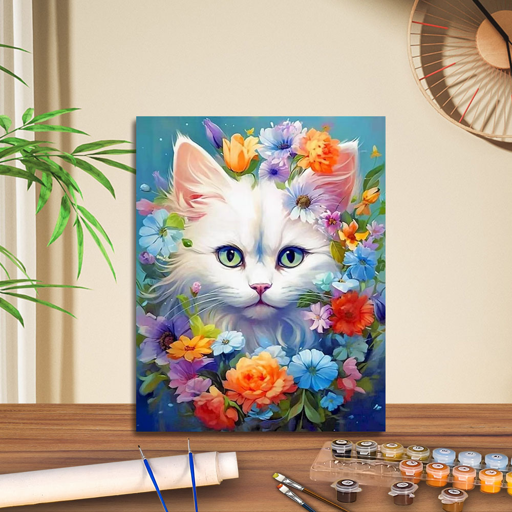 Transfronterizo jitdiy agente de pintura al óleo digital fabricantes al por mayor puestos de pintura al óleo artesanal pintura decorativa Amazon relleno de color