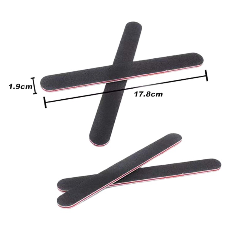 Nail sand strip black sand nail file nail rub strip wear-resistant sand strip washable nail polish rub strip wholesale