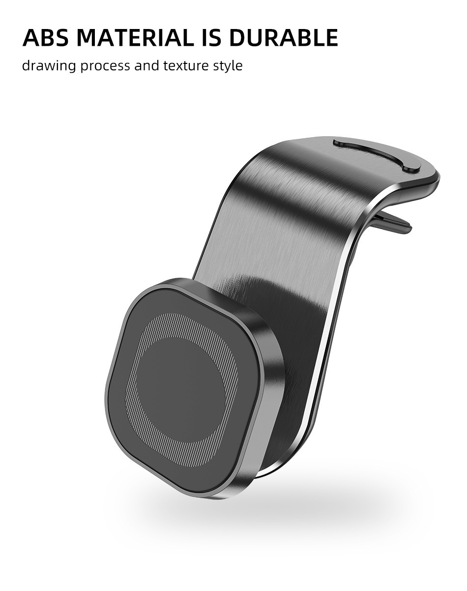 Creative new magnetic car mobile phone holder strong magnetic 7L navigation car air outlet mobile phone holder