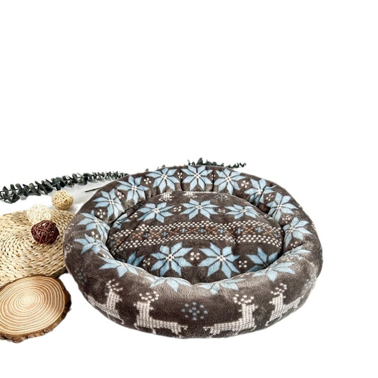 Cat's Dog's Pet Long Plush Winter Warm and Comfortable Nest Can Be Dog Mat_voghion.com