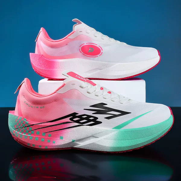 Cross-border Amazon Xiyin running shoes for men and women, racing thick-soled sports shoes for teenagers and students, marathon running shoes