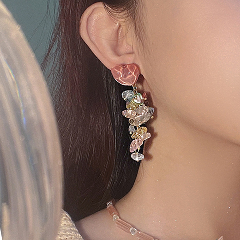 1 Pair Quantity Street Occasion 1 Pair Sweet Heart Shape Alloy Drop Earrings
