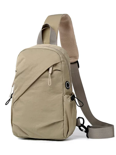 Men's Simple Cycling Bag, Outdoor Shoulder Bag, Water-Repellent, Casual and Versatile Crossbody Bag, Large Capacity Sports Chest Bag