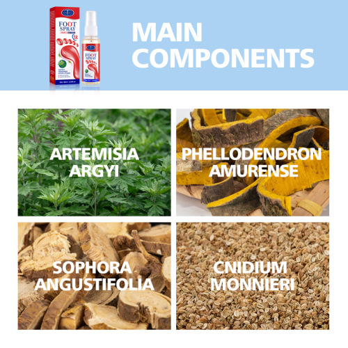 Cross-border aichun foot care spray foot sweat and foot odor spray wholesale foot odor spray foot cream combination wholesale