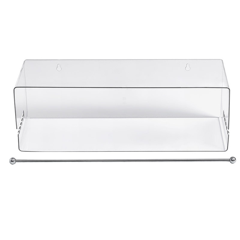 Flor de acrílico embalaje cinta rack transparente impermeable almacenamiento cinta caja decorativa simple todo partido caja de la cinta al por mayor