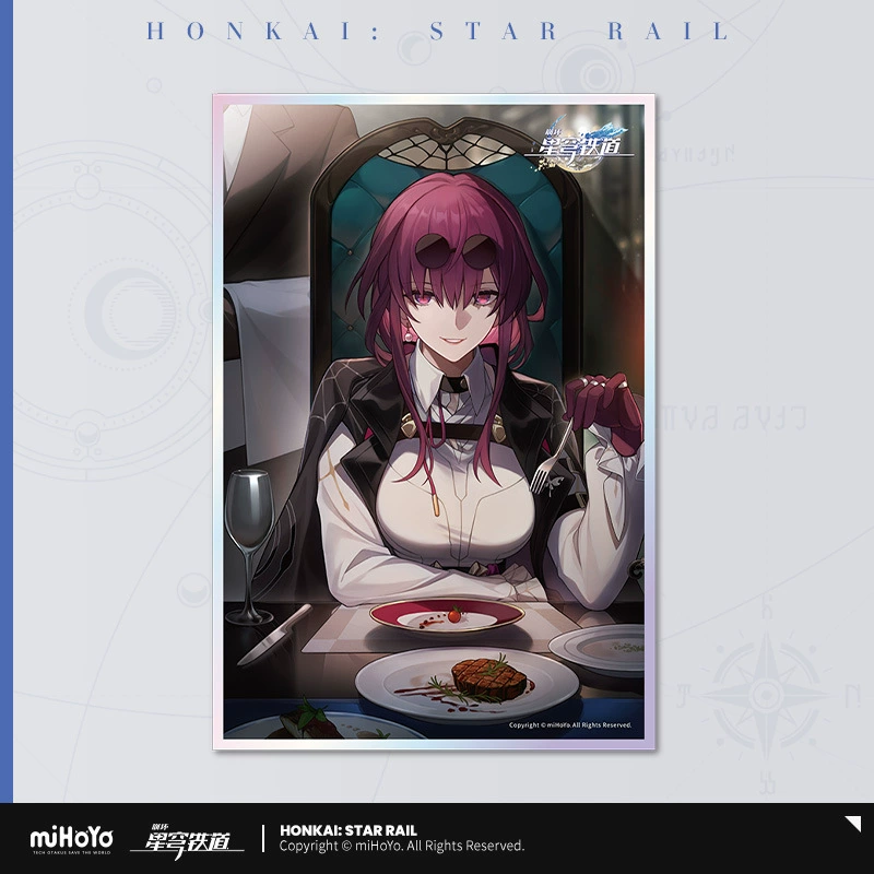 Коллекционный значок (Honkai: Star Rail) — персонаж, цветной картон на подложке, одиночный
