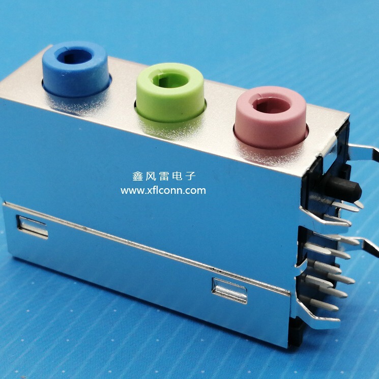 Xinfenglei electronic new connector OD JACK 3p three-layer