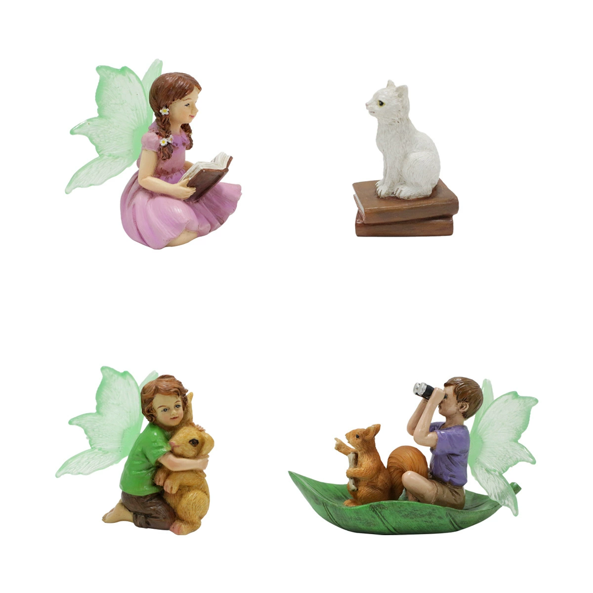 (Cross-border trading), fairy travel set, rabbit, statue, cat