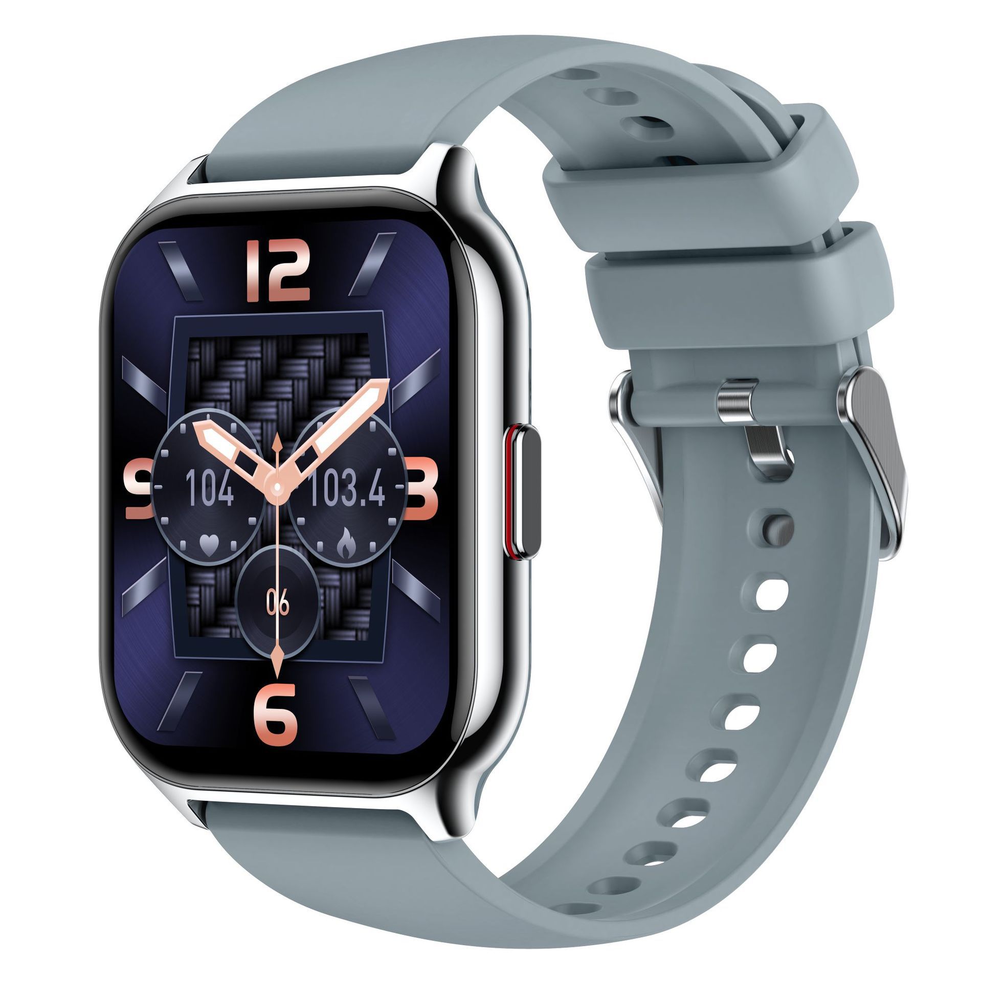 Popular P95 Smart Watch Cross-Border Square Screen Sports Monitoring Heart Rate Blood Oxygen Female Physiological Health Source Factory