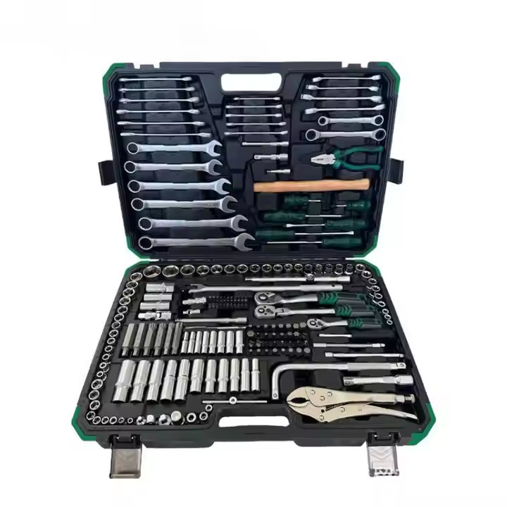 24齿72齿珍珠镍铬钒钢汽修快速棘轮扳手两用扳手接杆套筒组套工具