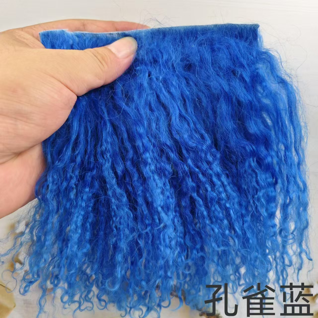 Alta calidad tan lana pelo fila bjd belleza nudo cerdo monstruo soldado monstruo ob11 Gao Ke Er multicolor 6 puntos bebé peluca