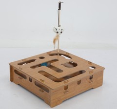 Cat toys, solid wood toys, ball toys with holes, cat wands, cat scratch pads, cat claw boards, house scratching posts, cat houses for clawing