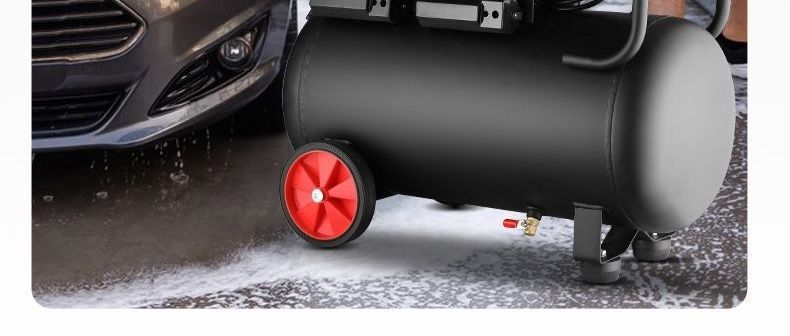 Air compressor, small 220v portable industrial-grade woodworking silent high-pressure air pump