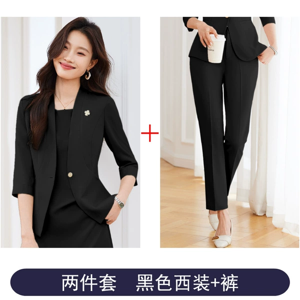 Set, classic suit jacket, trousers