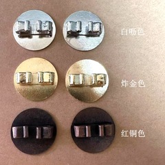 22blk17ポロネクタイ金属アクセサリー波ディスクバックルカードロープバックルdiyカードロープバックルネックレスバックルアクセサリー