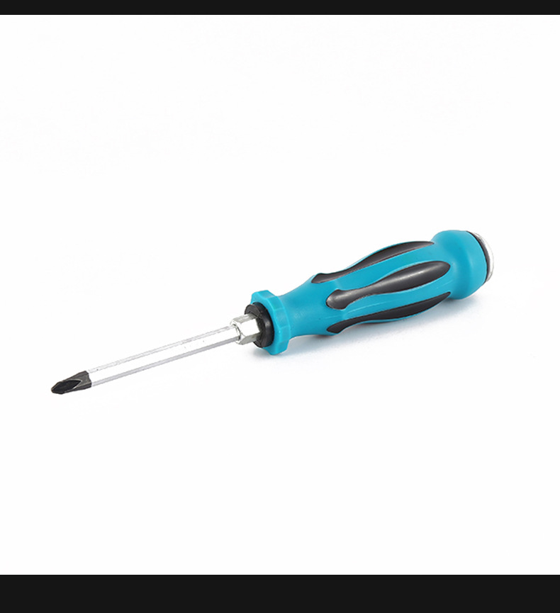 铬钒钢蓝黑一字十字穿心螺丝刀