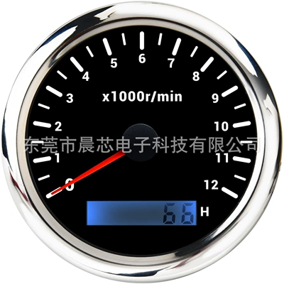 Generator Set Tachometer, Colorful | automobile instrument - cx8207-12k-speed-red-light