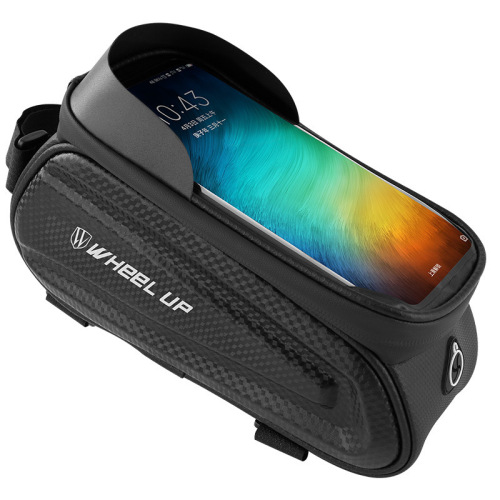 EVA hardshell bicycle bag mountain bike front bar bag phone touch screen upper tube bag waterproof cycling gear cross-border