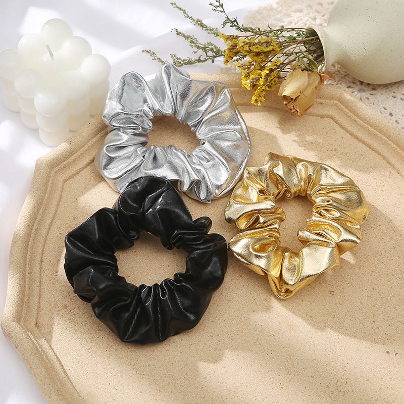 Fashion Solid Color Cloth Hair Tie 1 Piece display picture 1