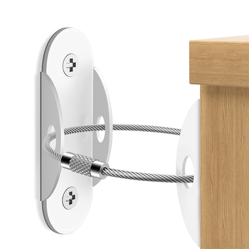 Child Safety Anti-Tip Device Household Cabinet Overturning Prevention Device Installation Accessory Furniture Multi-Function