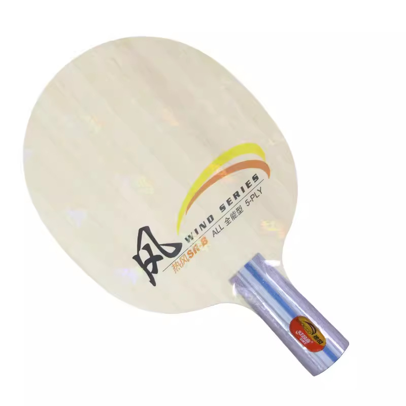 Procesamiento de la placa inferior de la raqueta de tenis de mesa, fibra de carbono de madera pura, placa horizontal recta de ataque rápido de arco de cinco capas y siete capas