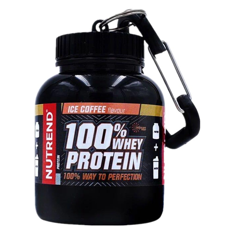 New protein powder medicine bottle Cup mini portable keychain one Cup fitness funnel medicine bottle small medicine box