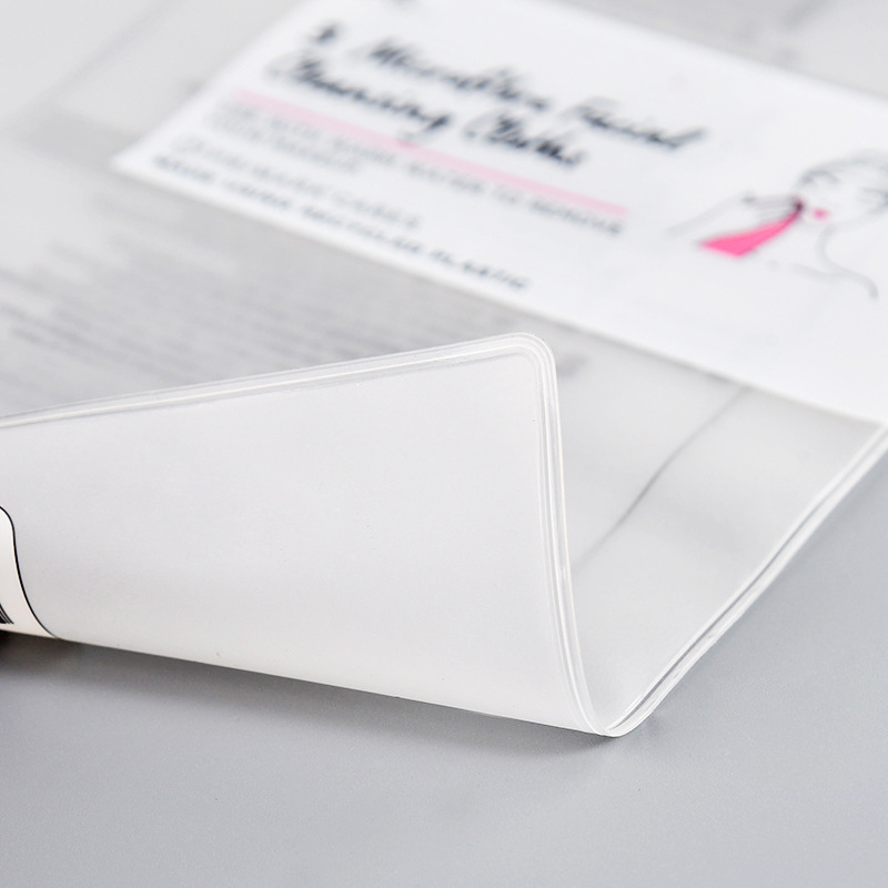 磨砂EVA面膜毛巾拉链袋 透明EVA服装包装收纳袋 塑料EV