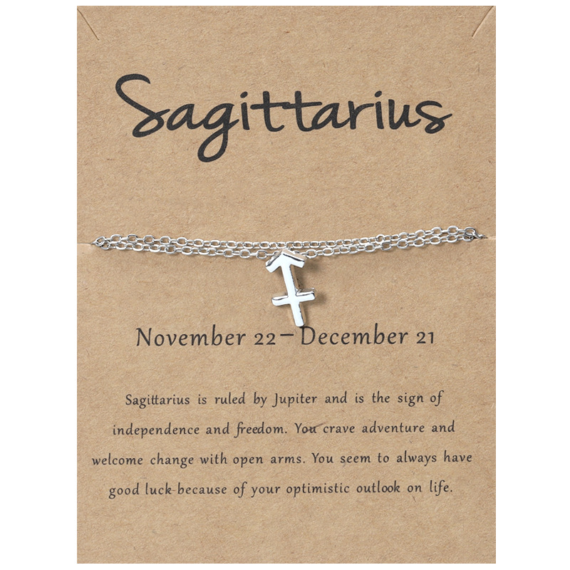 10g Weight Anklet Classification 1 Piece Quantity Wedding, Daily Occasion Alloy Material Constellation Pattern Women's Gender Simple Style Style Wholesale Jewelry Simple Style Constellation Alloy Anklet 21