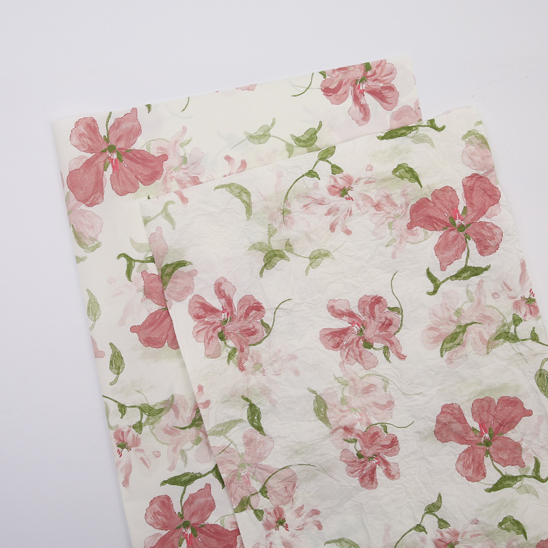 Papel de pera perla impermeable base de ramo de papel de forro papel de embalaje de flores al por mayor para hornear papel de embalaje floral
