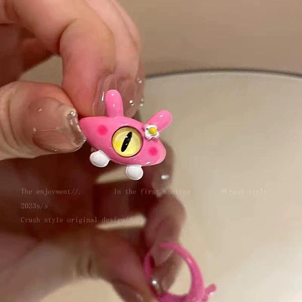 Little Pink Rabbit Ring