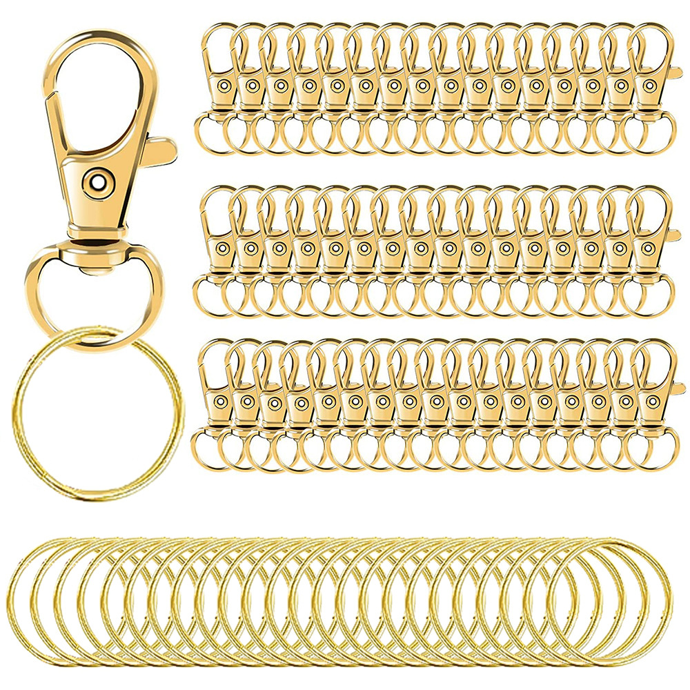 골드 열쇠고리 100개 [걸이버클 50개 + 열쇠고리 50개]